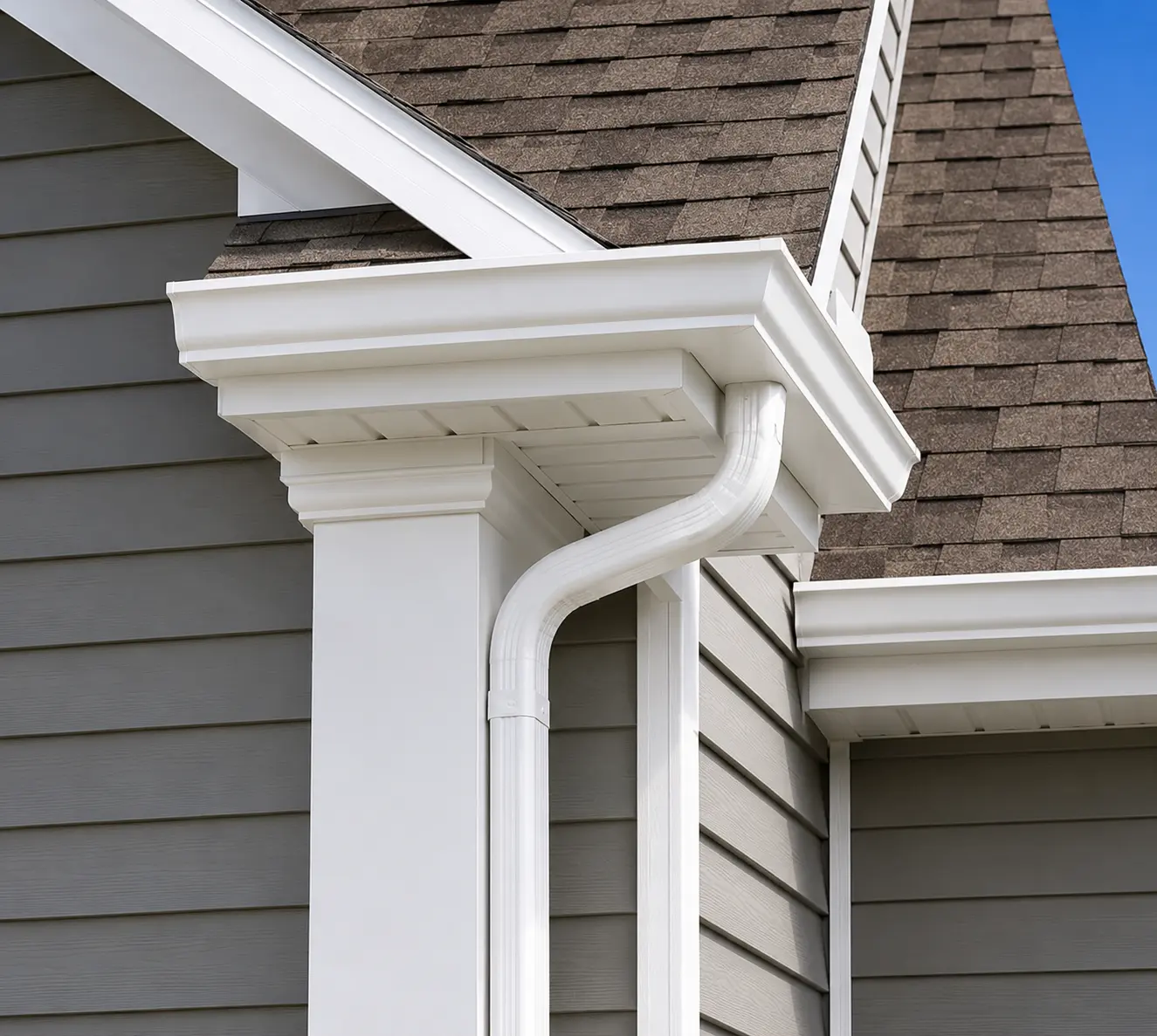 K-style gutter profile installed in Santa Barbara